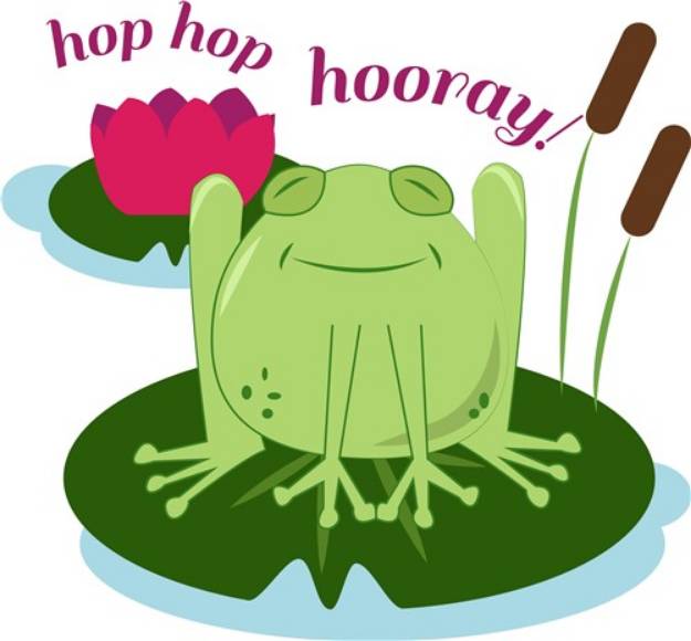 Picture of Hop Hop Hooray SVG File