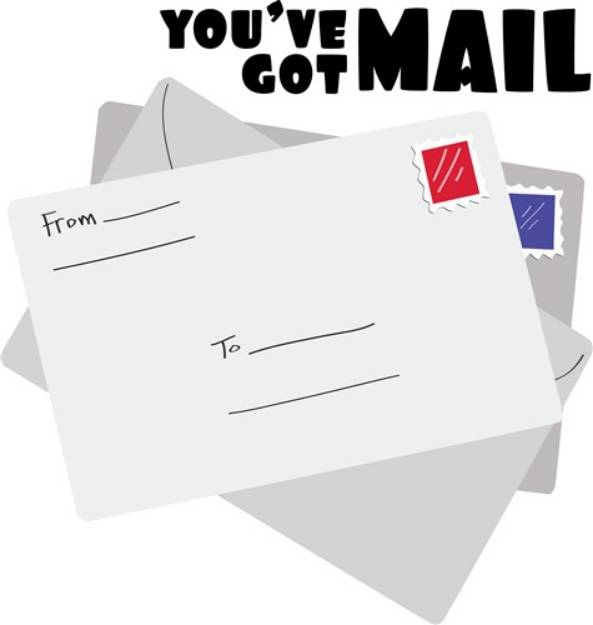 Picture of Got Mail SVG File