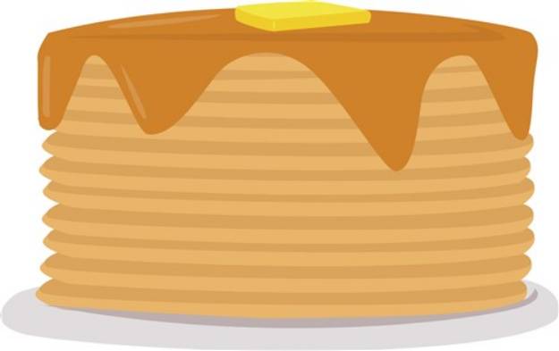 Picture of Pancake Stack SVG File