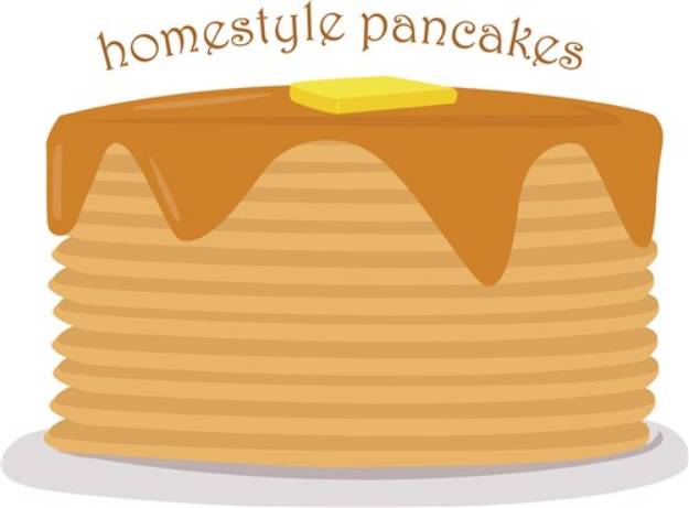 Picture of Homestyle Pancakes SVG File