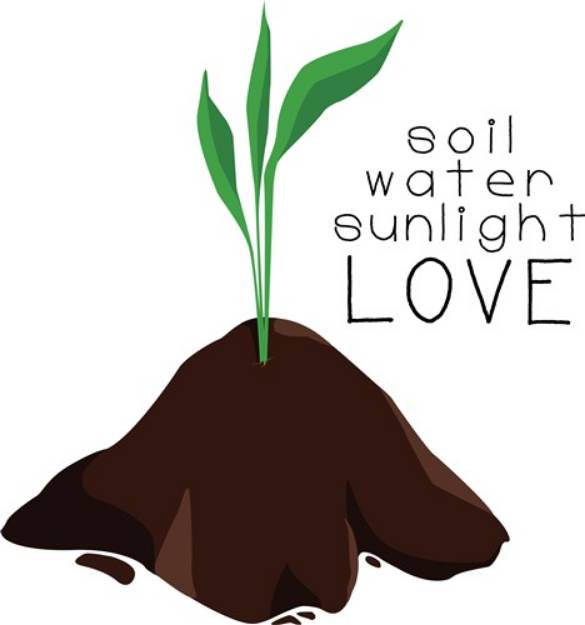 Picture of Soil Water Sunlight SVG File