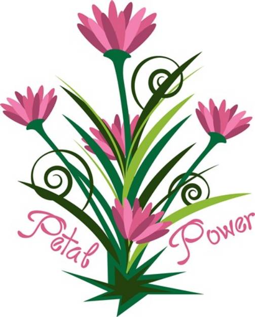 Picture of Petal Power SVG File