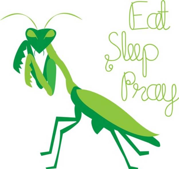 Picture of Eat Sleep Pray SVG File