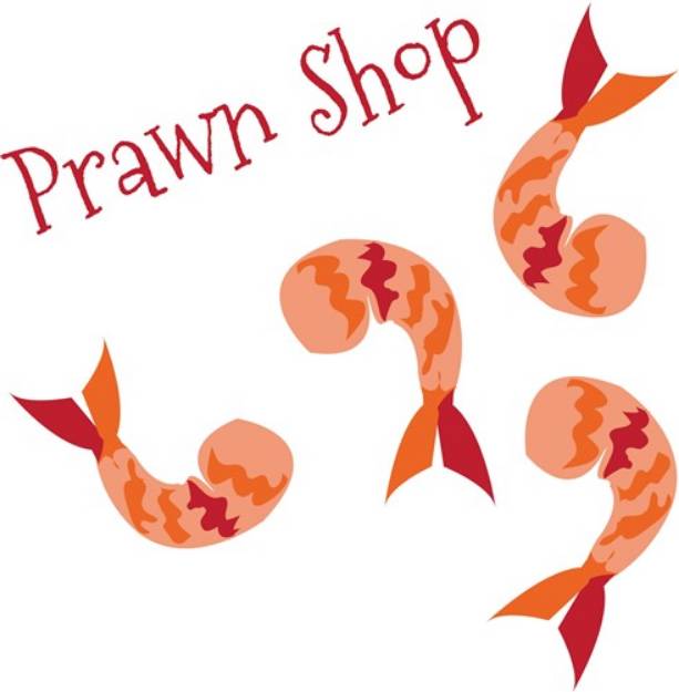 Picture of Prawn Shop SVG File