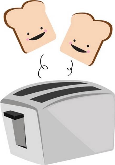 Picture of Happy Toaster SVG File