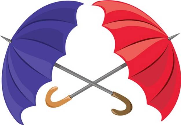 Picture of Umbrellas SVG File