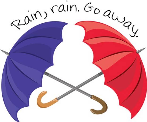 Picture of Rain Go Away SVG File