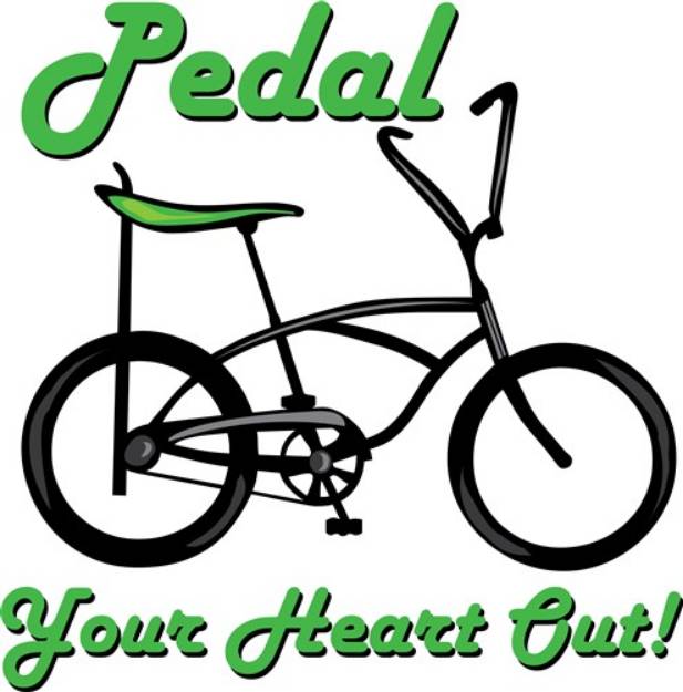 Picture of Pedal Heart Out SVG File