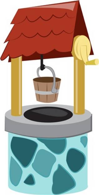 Picture of Wishing Well SVG File