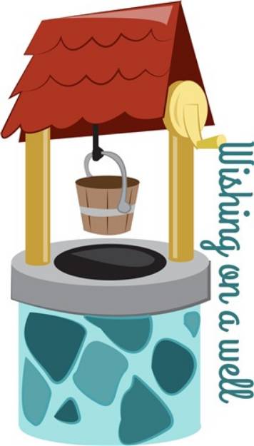 Picture of Wishing On Well SVG File