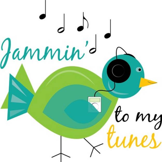 Picture of Jammin To Tunes SVG File