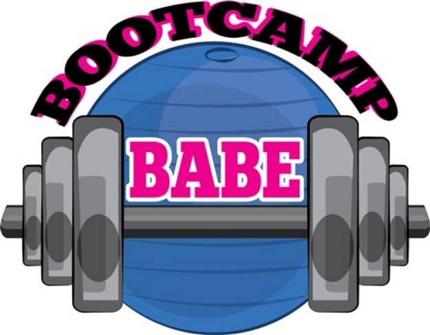 Picture of Bootcamp Babe SVG File