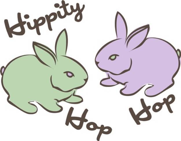 Picture of Hippity Hop SVG File