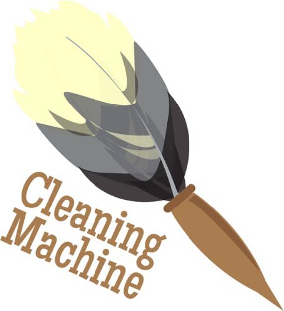 Picture of Cleaning Machine SVG File