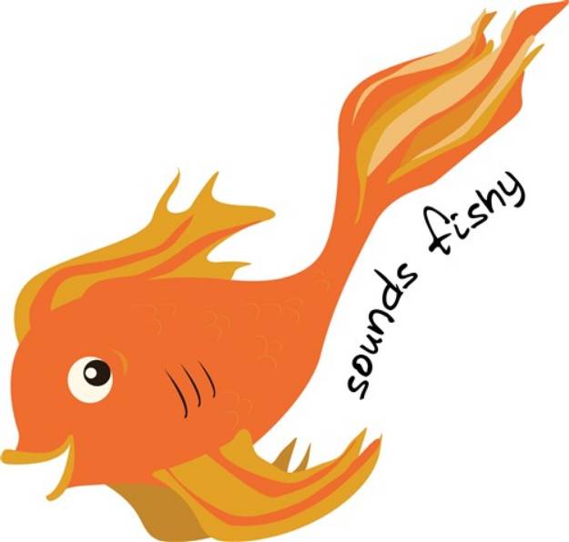 Picture of Sounds Fishy SVG File