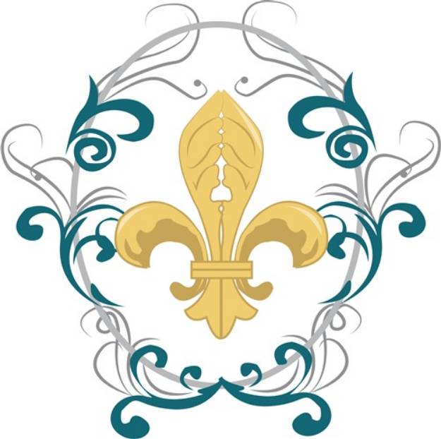 Picture of Fleur De Lis SVG File