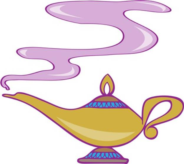Picture of Magic Lamp SVG File
