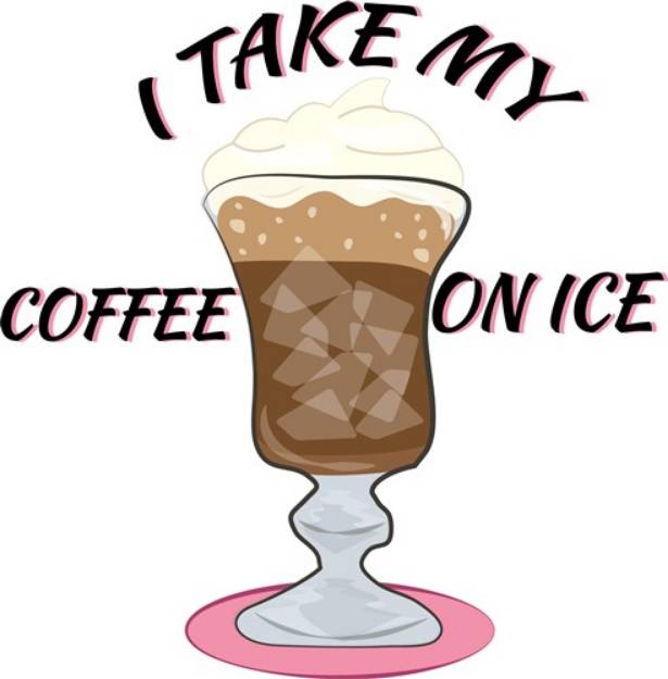 Picture of Coffee On Ice SVG File