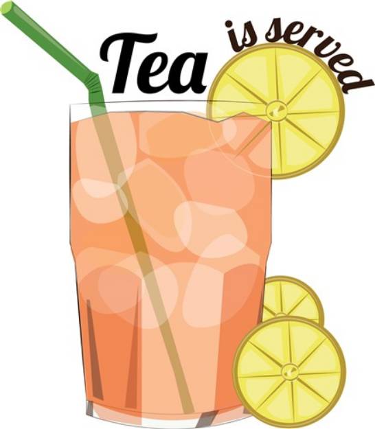 Picture of Tea Is Served SVG File