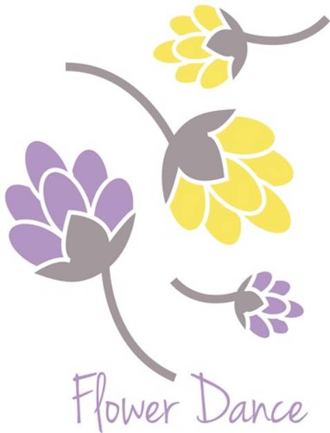 Picture of Flower Dance SVG File