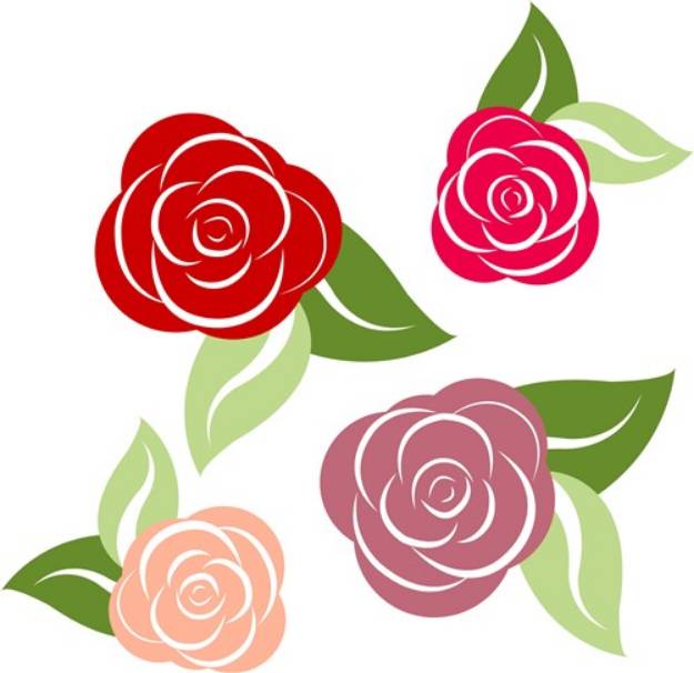 Picture of Roses SVG File