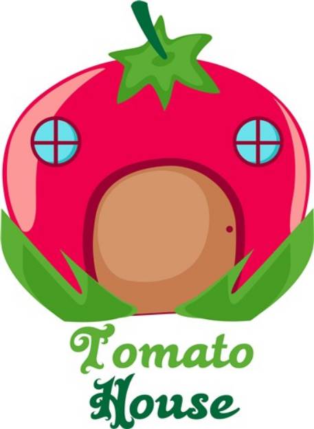 Picture of Tomato House SVG File