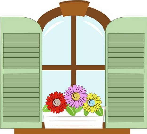 Picture of Flower Windowbox SVG File