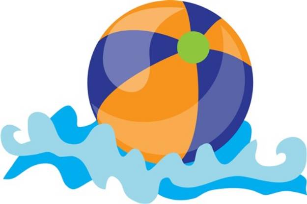 Picture of Beach Ball SVG File