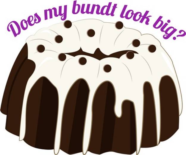 Picture of Bundt Look Big SVG File