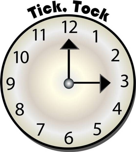 Picture of Tick Tock SVG File