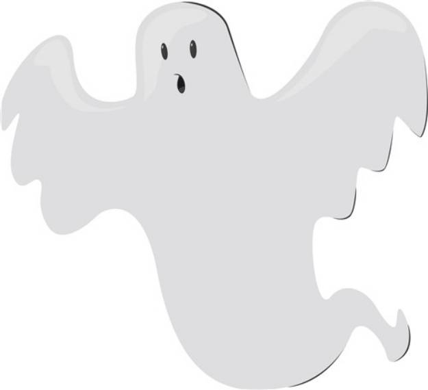 Picture of Spooky Ghost SVG File