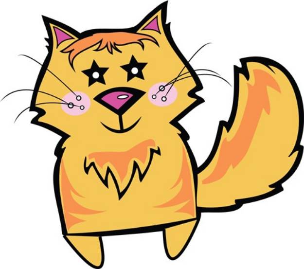 Picture of Cute Cat SVG File