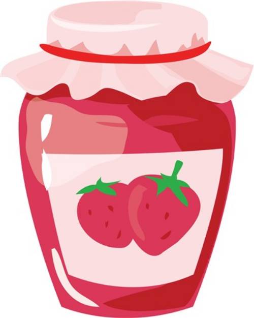 Picture of Strawberry Jam SVG File