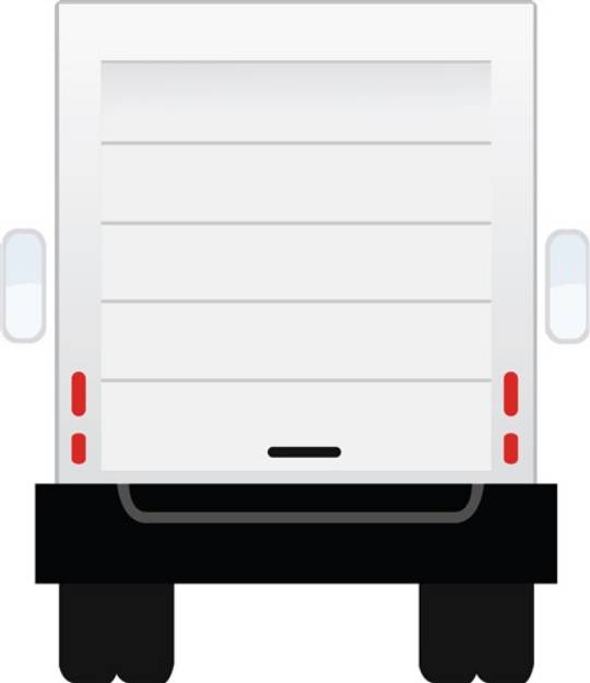 Picture of Delivery Truck SVG File