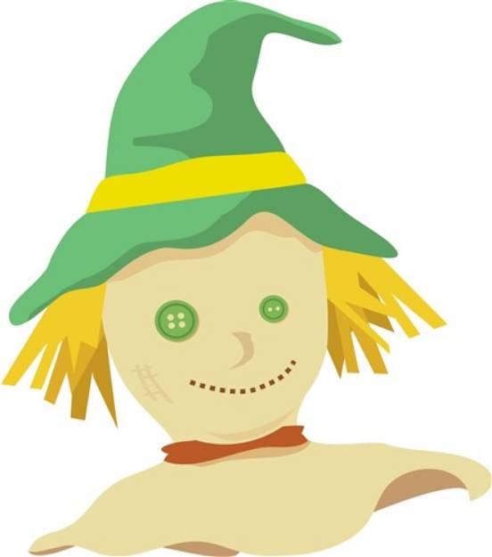 Picture of Scarecrow Head SVG File