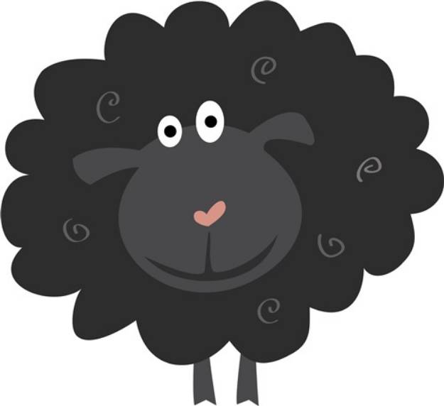 Picture of Black Sheep SVG File