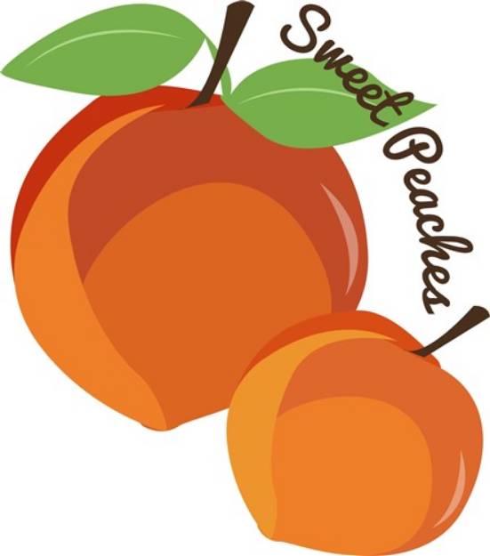 Picture of Sweet Peaches SVG File