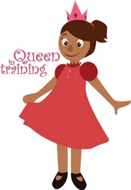 Picture of Queen in Training SVG File