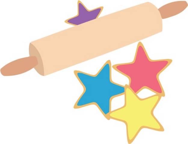 Picture of Rolling Pin SVG File