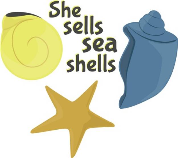 Picture of She Sells SVG File