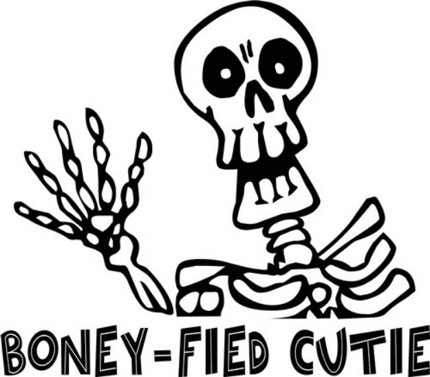 Picture of Boney-Fied Cutie SVG File