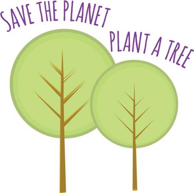 Picture of Plant A Tree SVG File