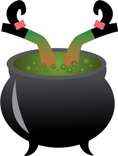 Witch In Cauldron SVG File Print Art| SVG and Print Art at ...