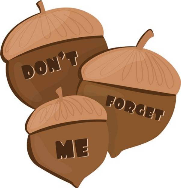 Picture of Dont Forget Me SVG File