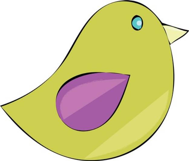 Picture of Cute Bird SVG File