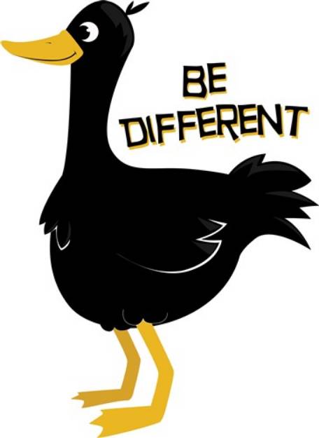 Picture of Be Different SVG File