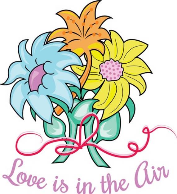 Picture of Love In The Air SVG File