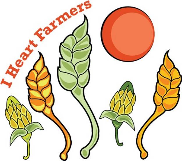 Picture of I Heart Farmers SVG File