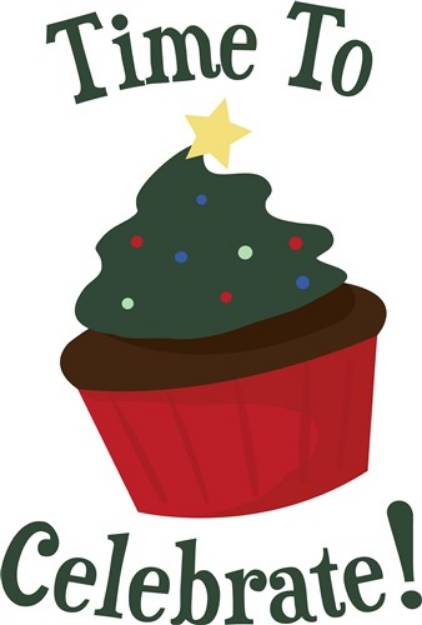 Picture of Celebrate Cupcake SVG File