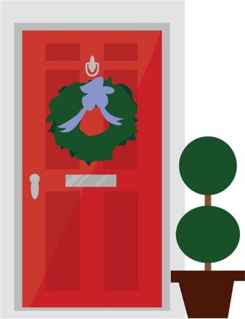 Christmas Door SVG File Print Art| SVG and Print Art at ...